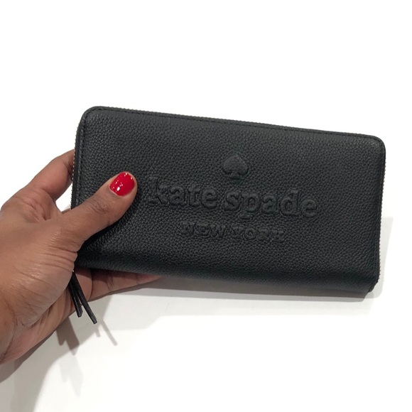 kate spade Handbags - Kate Spade Neda Larchmont Avenue Logo Zip Wallet